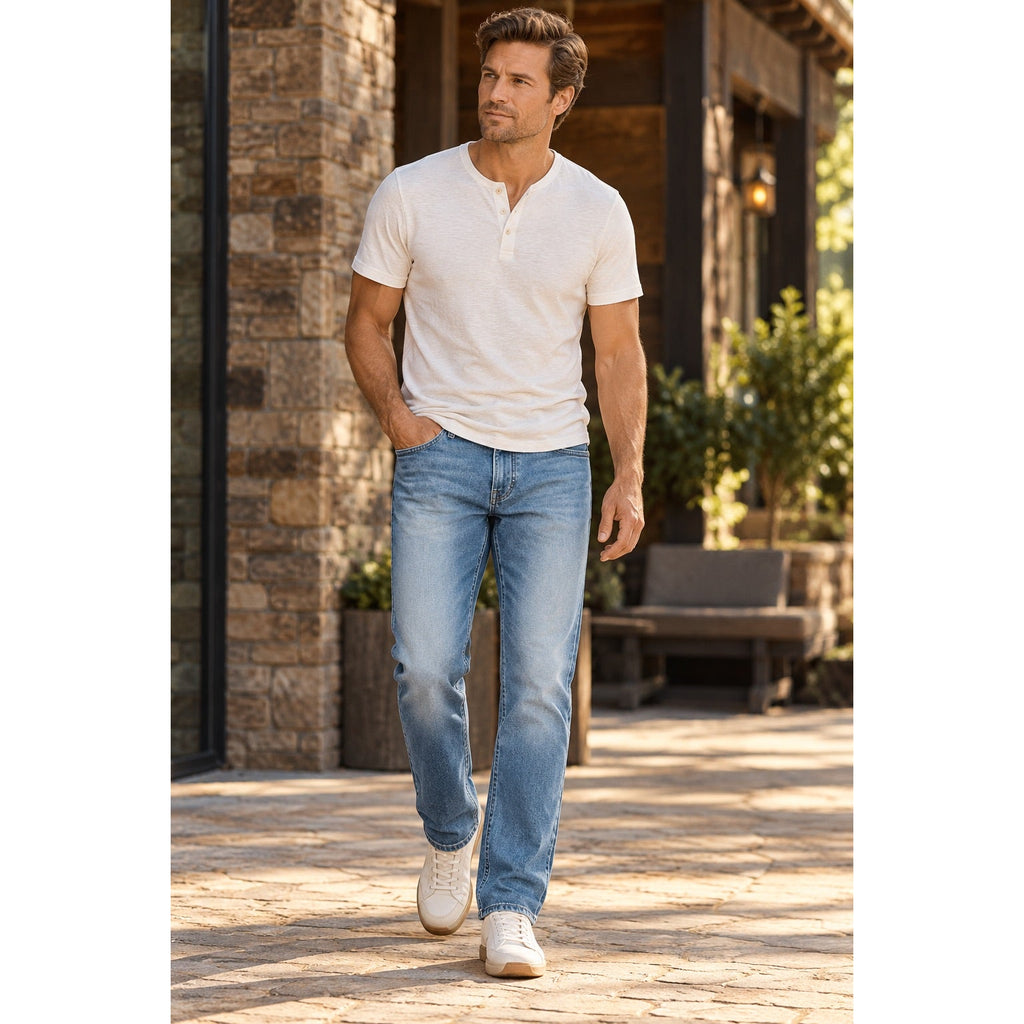 Buffalo David Bitton Straight Six Freedom Flex Jeans — Size 30x32