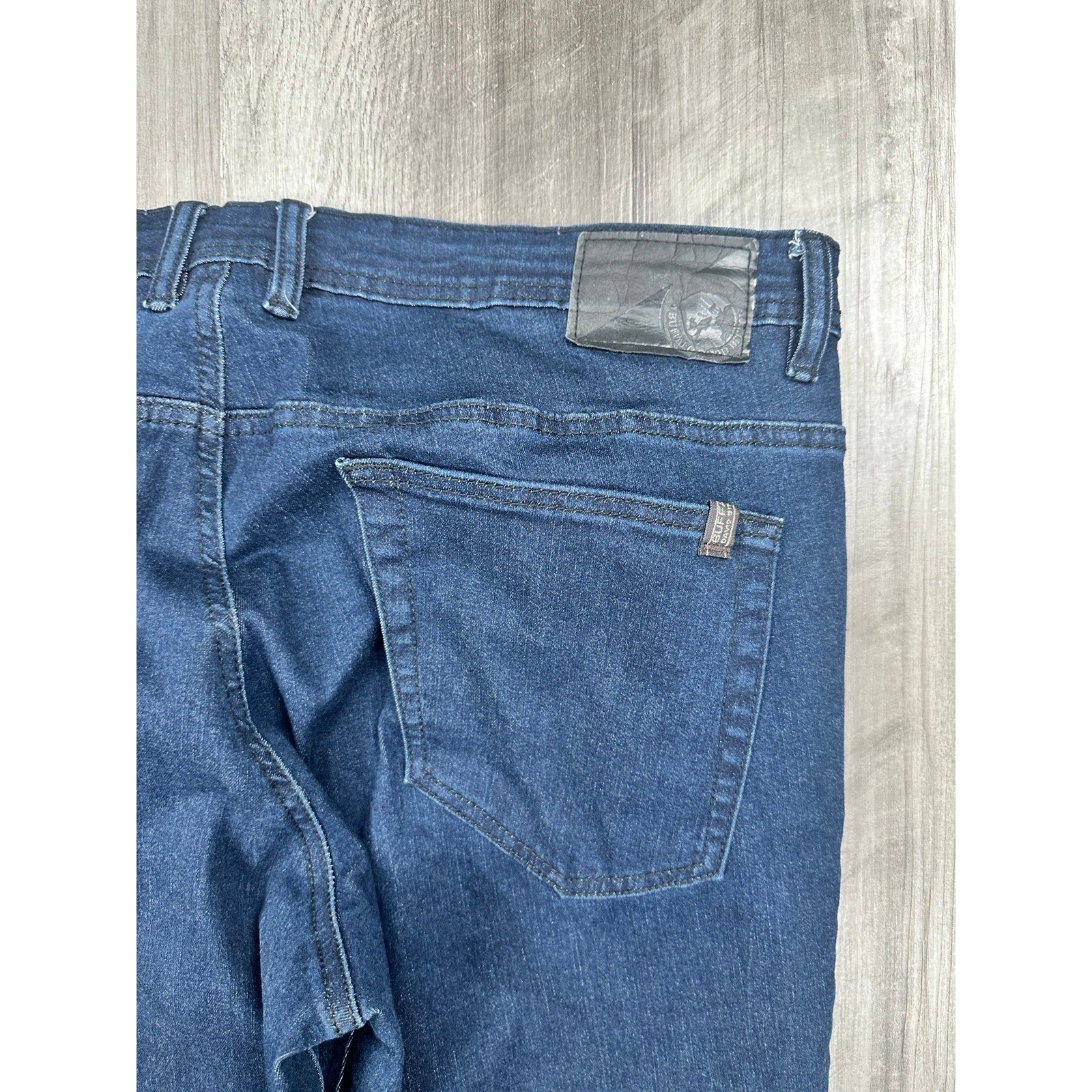 Buffalo David Bitton Adam Slim Stretch Jeans in Dark Wash — Size 38x30 // Preowned