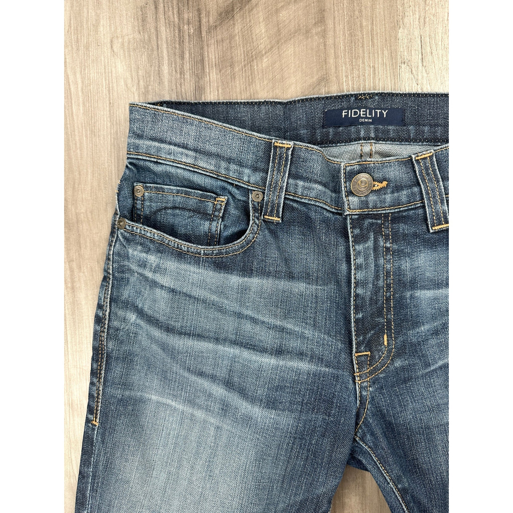 Fidelity Vantage Slim Skinny Jeans Exile Vintage Blue — Size 30