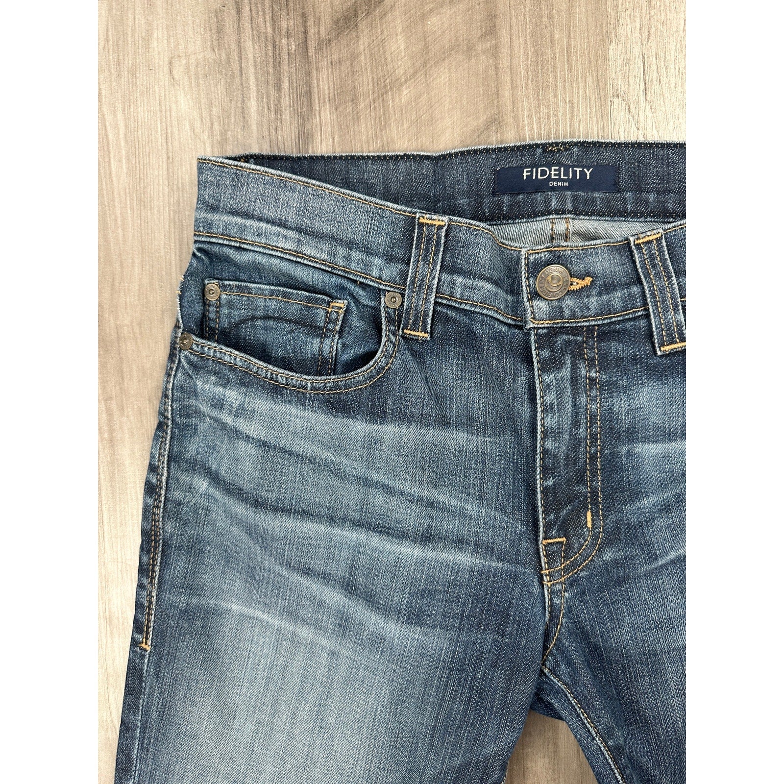 Fidelity Vantage Slim Skinny Jeans Exile Vintage Blue — Size 30