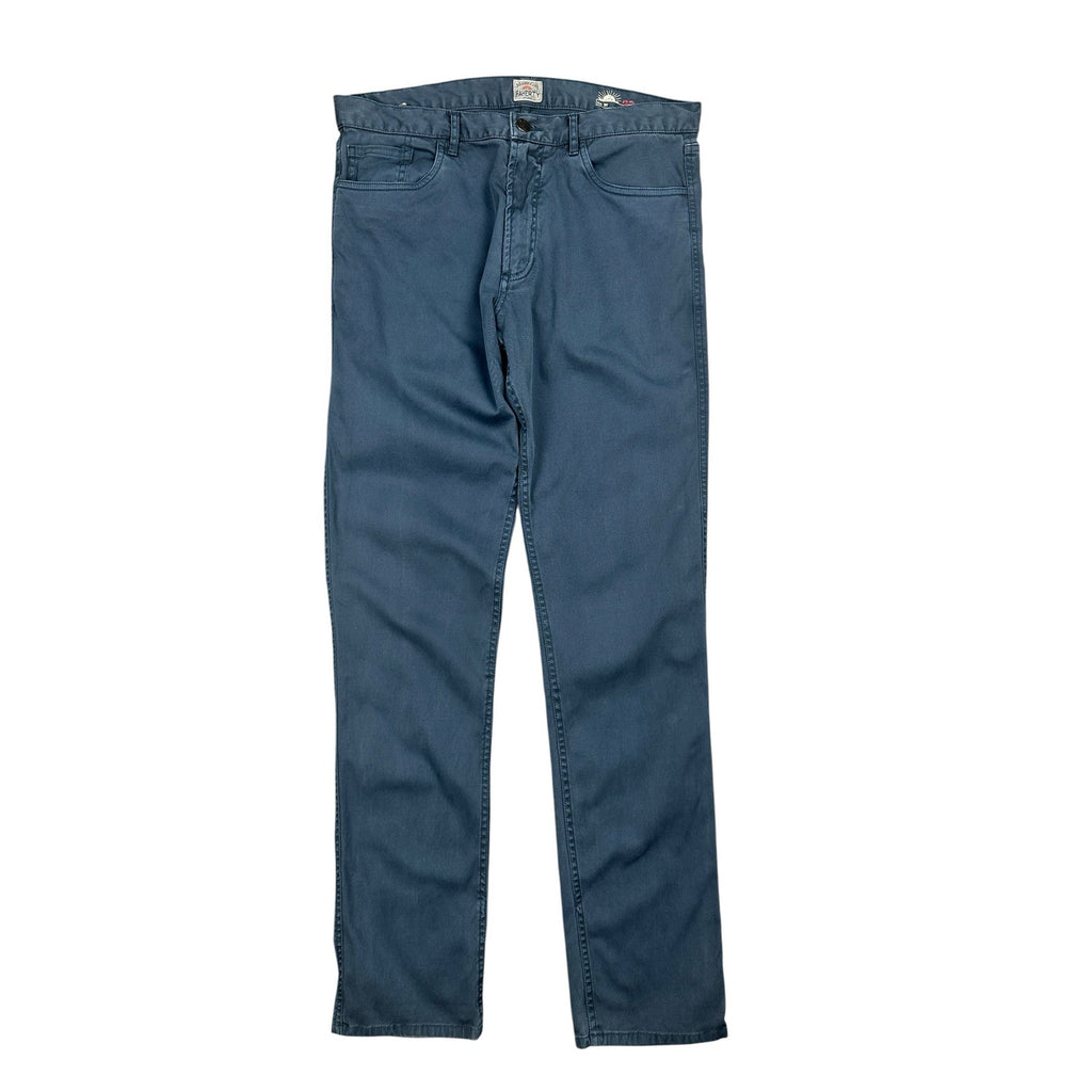 Faherty Reserve Twill 5 Pocket Pants in Navy — Size 33 // Preowned
