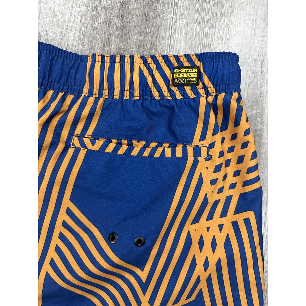 G-Star Raw Carnic Raw All Over Print Swim Trunks — Size XL // Preowned