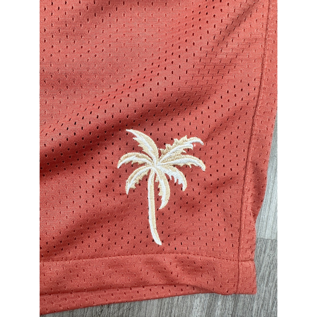 Marine Layer 6" Mesh Shorts in Baked Clay — Size 2XL