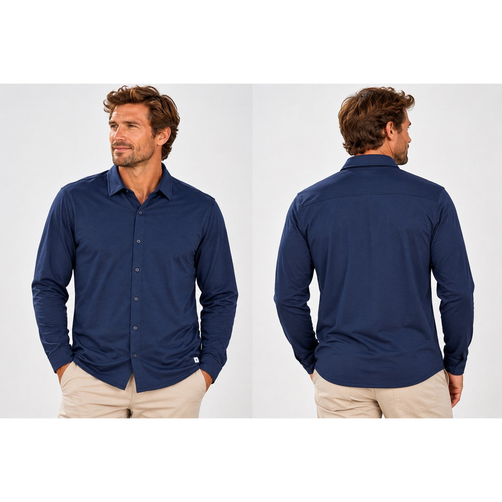 Toes on the Nose Sea Silk Port Long Sleeve Button Down Shirt — Size XL