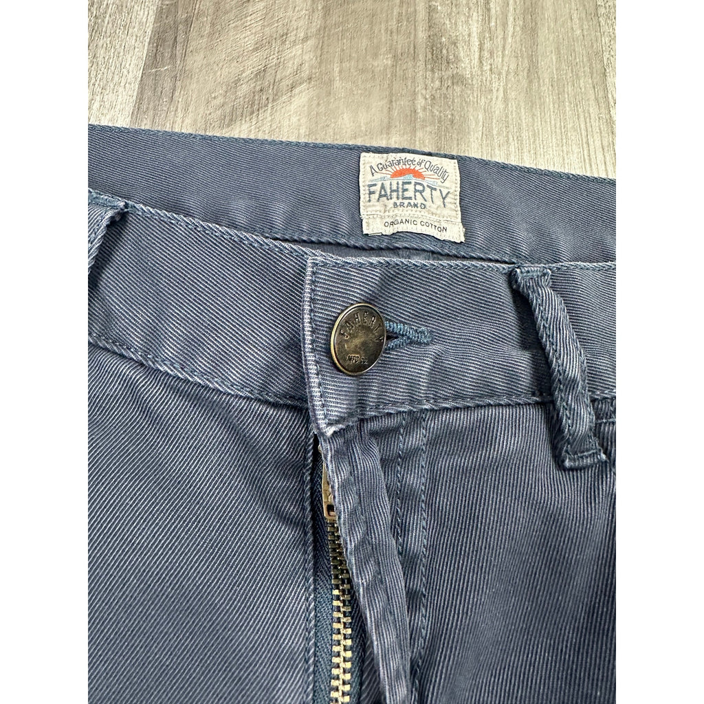 Faherty Comfort Twill 5 Pocket Pants in Navy — Size 31 // Preowned