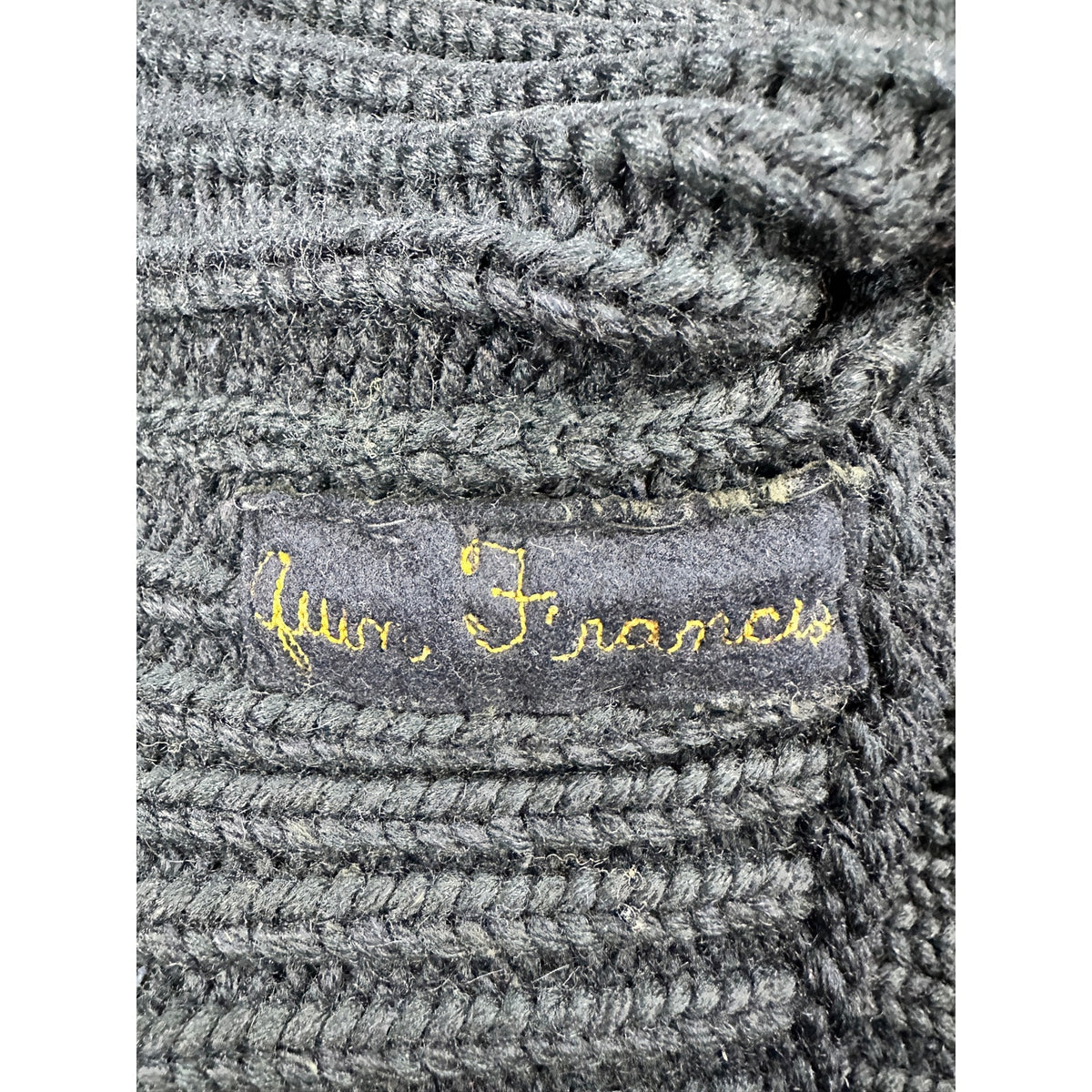 Bradley Knit Wear Vintage 1920s-30s Wool Shawl Collar Striped Varsity Athletic Sweater — Size Small // Preowned