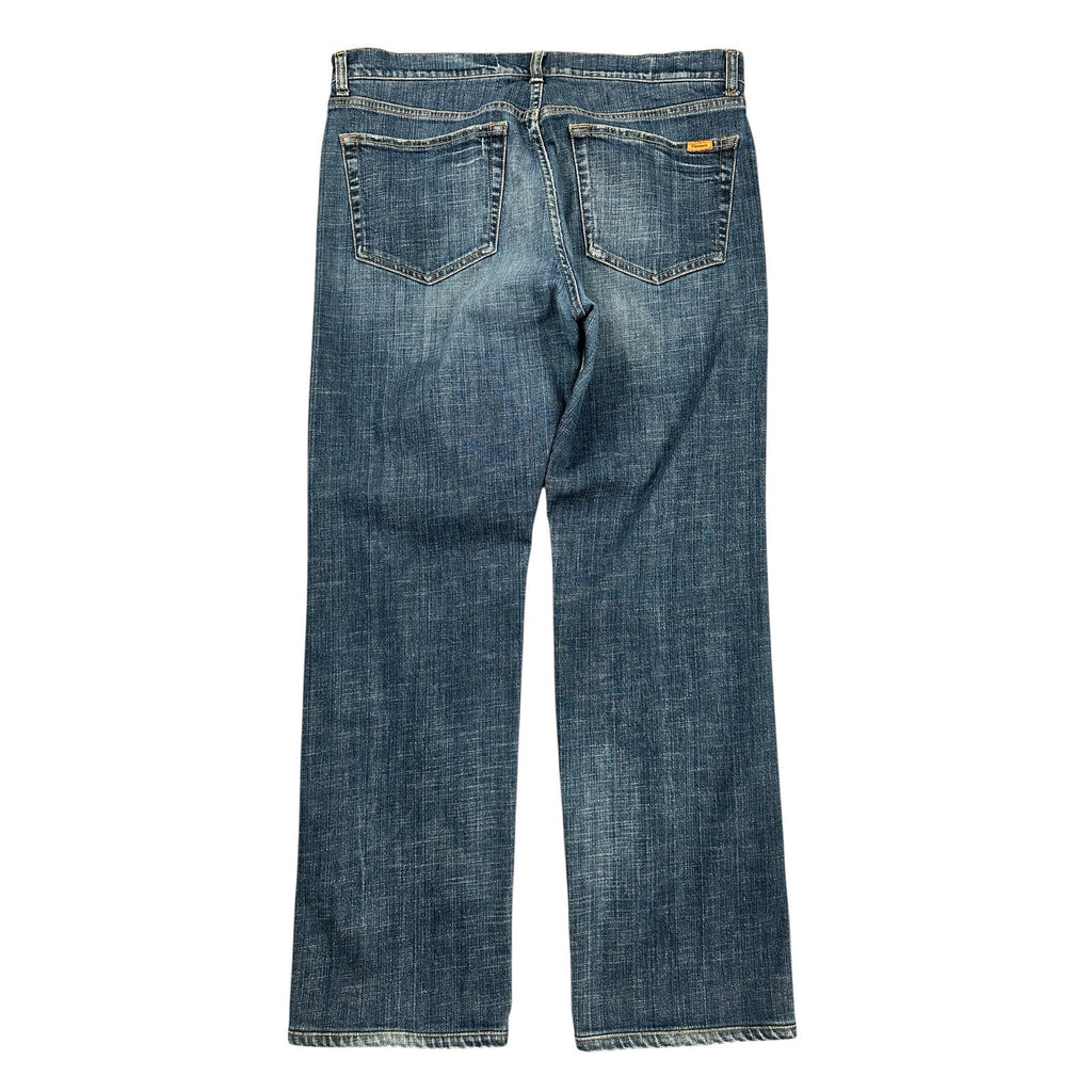 Façonnable Jeans Modele F40 Straight Leg Jean in Medium Blue Wash — Size 36