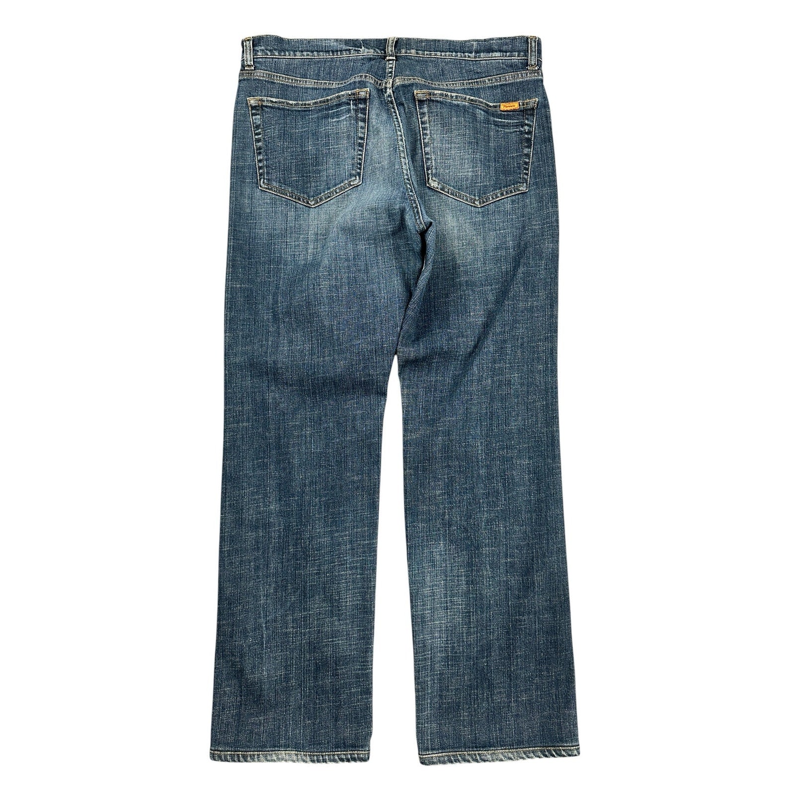 Façonnable Jeans Modele F40 Straight Leg Jean in Medium Blue Wash — Size 36
