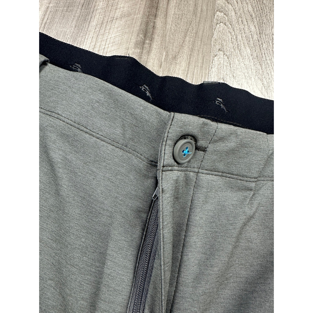 Tommy Bahama On Par Performance Hybrid 10" Shorts (Big & Tall) in Coal — Size 44 Regular