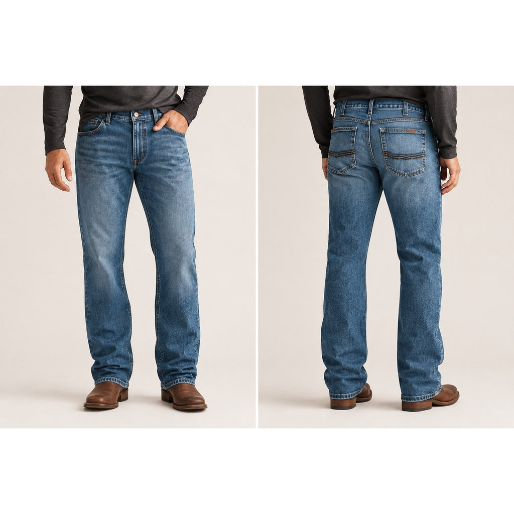 Ariat Legacy Kilroy M4 Relaxed Bootcut Jeans in Blue — Size 44x30 // Preowned