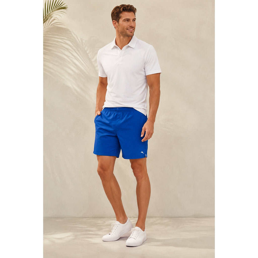Tommy Bahama Island Zone Monterey Coast Cobalt Haze Lined Hybrid Shorts - 5XLB