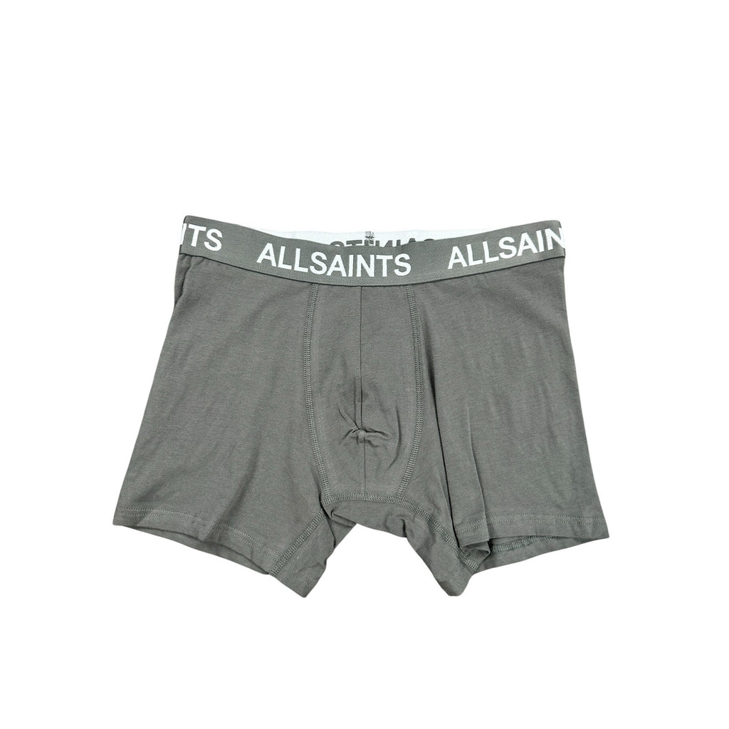 All Saints Underground Organic Cotton 4-Way Stretch 5-Inch Boxer Brief 3-Pack in Grey Multi — Size Small