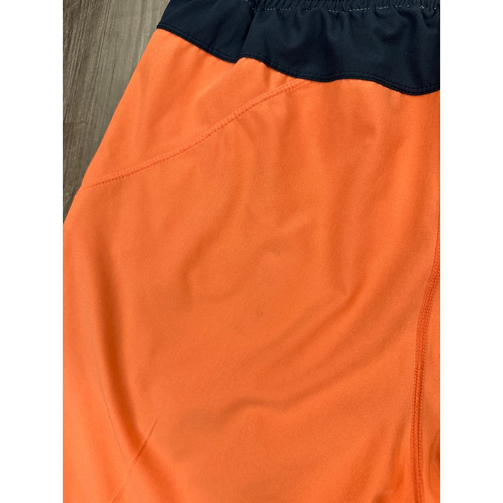 Birddogs Lined Gym Training Shorts in Peach and Navy — Size Large Extended // Preowned