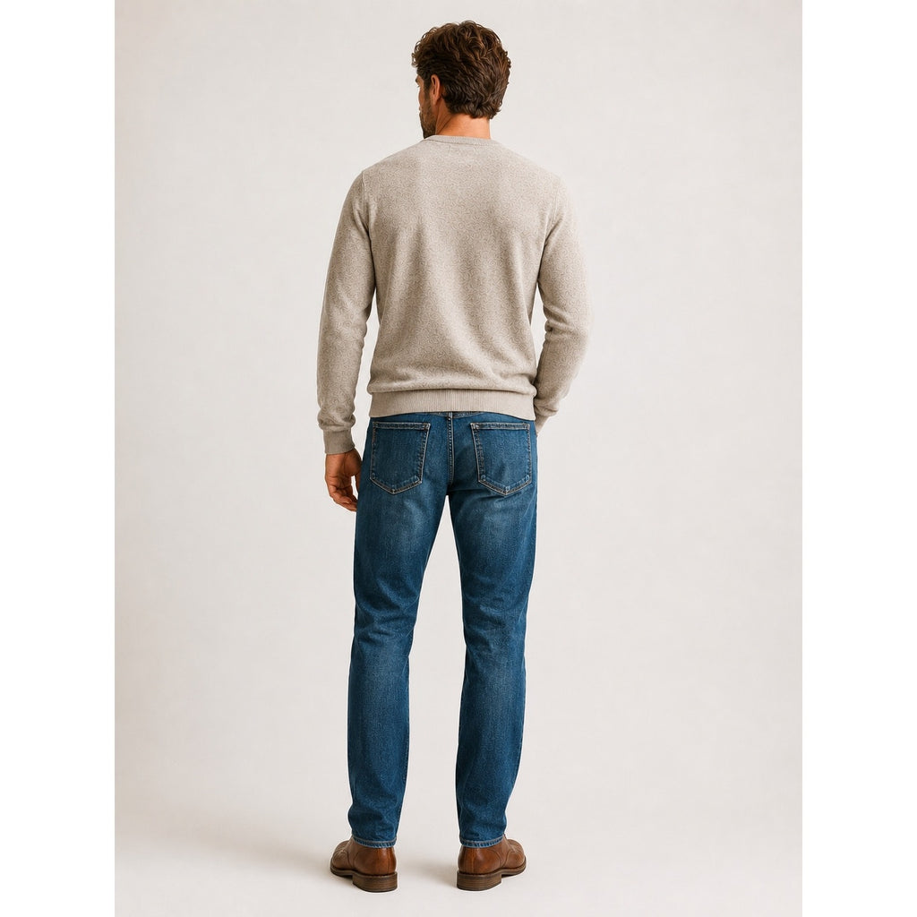 Paige Lennox Slim Straight Jean in Chrisman — Size 32