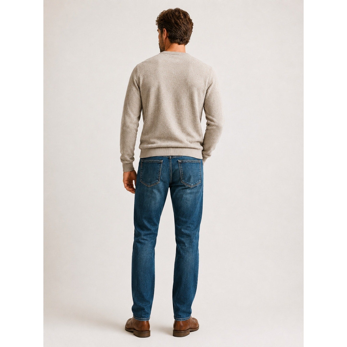 Paige Lennox Slim Straight Jean in Chrisman — Size 32