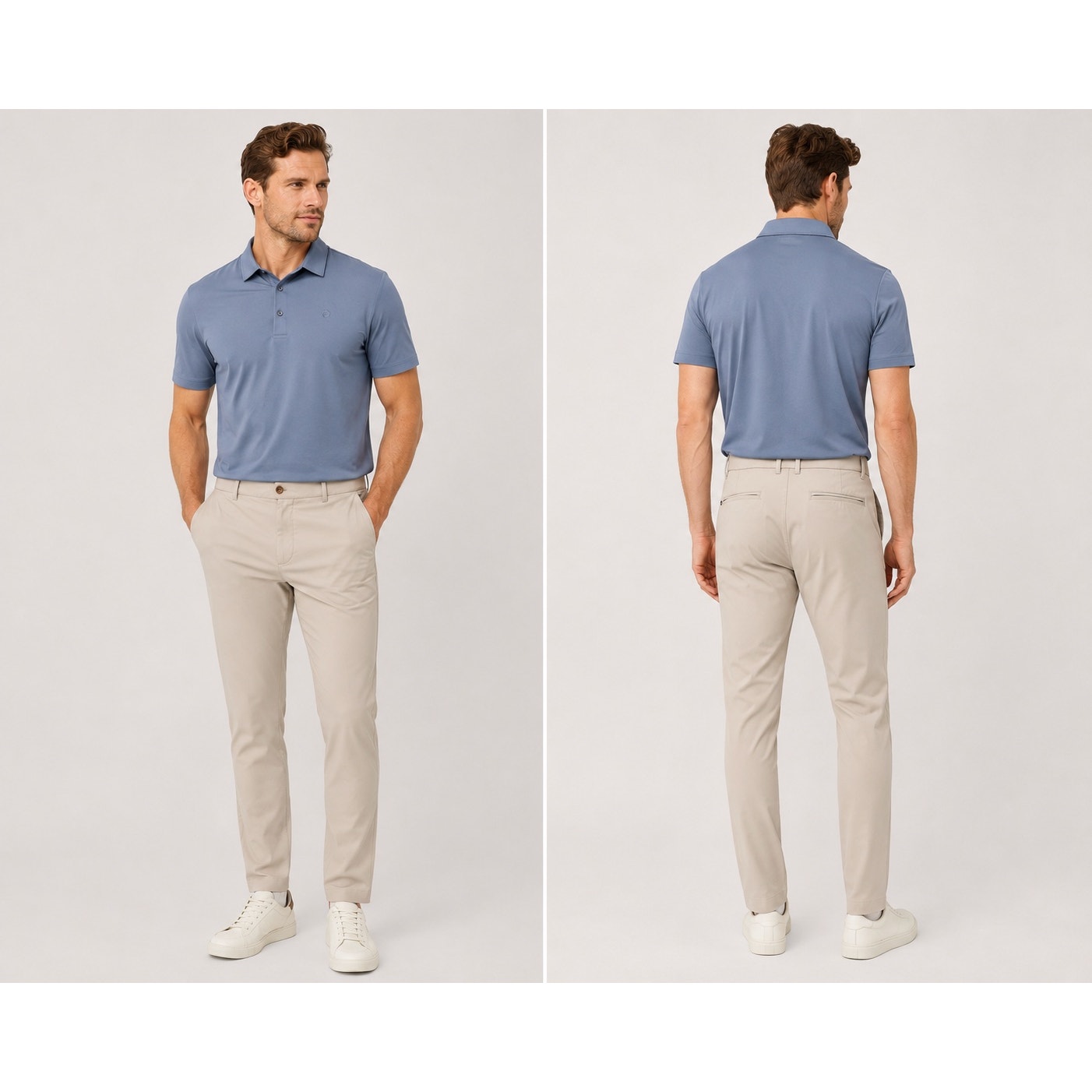 Greyson Montauk Performance Golf Chino Pants in Khaki — Size 35x32 // Preowned