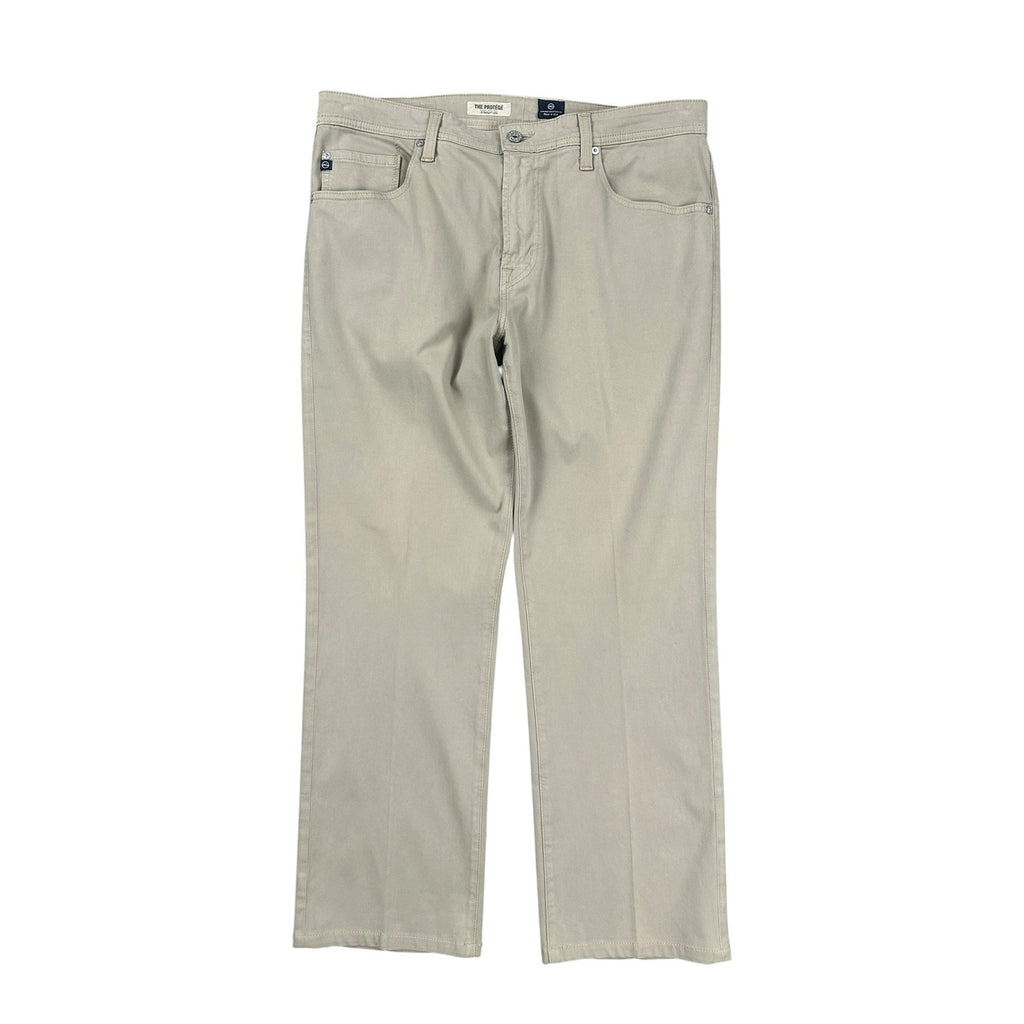 AG Adriano Goldschmied Protégé Straight Leg Pants in Cornsilk — Size 36x34 // Preowned