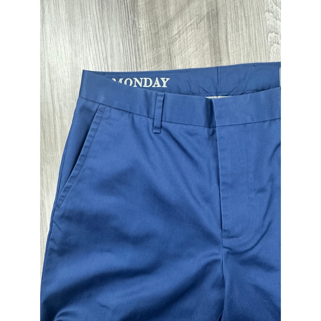 Bonobos Monday Straight Chino Pant in Navy Blue — 31x32