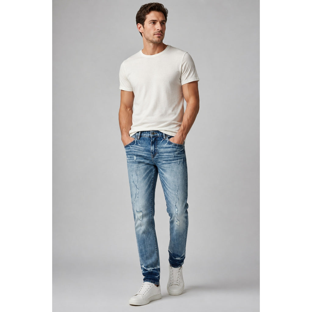 PRPS Le Sabre Slim Tapered Light Wash Jeans - 30
