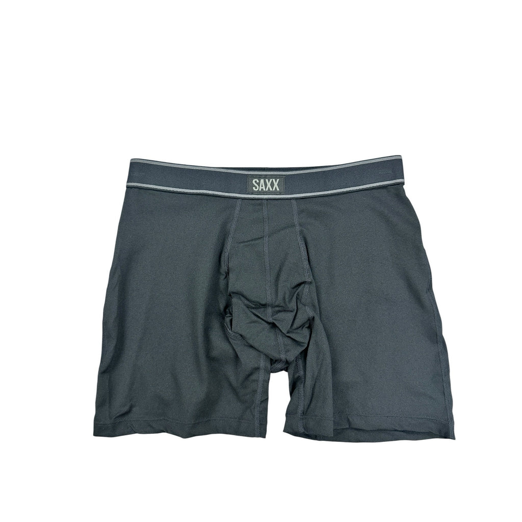 Saxx Daytripper Ball Park Pouch Everyday 5-Inch Boxer Brief 3-Pack in Gray Navy Black — Size Small