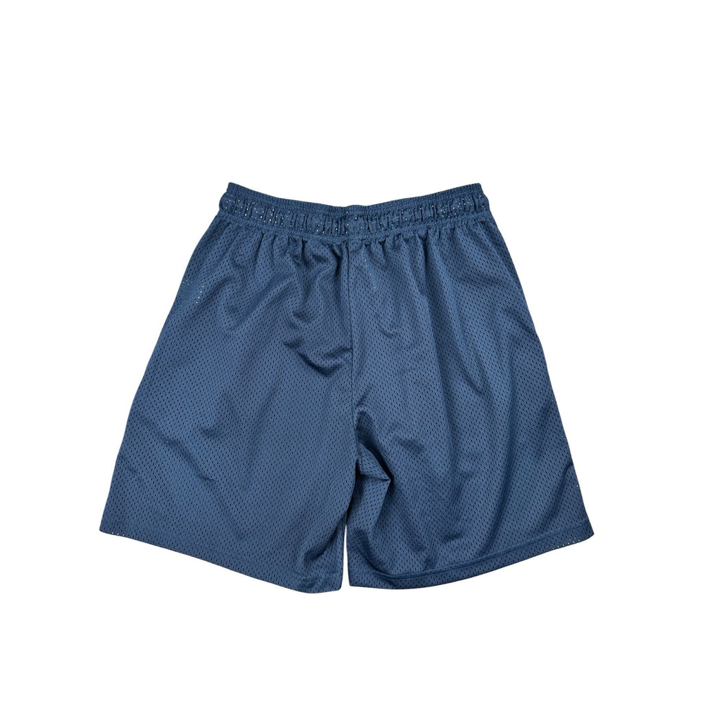 Eric Emanuel Bolt Mesh Gym Shorts in Navy, Blue and White — Size XL // Preowned
