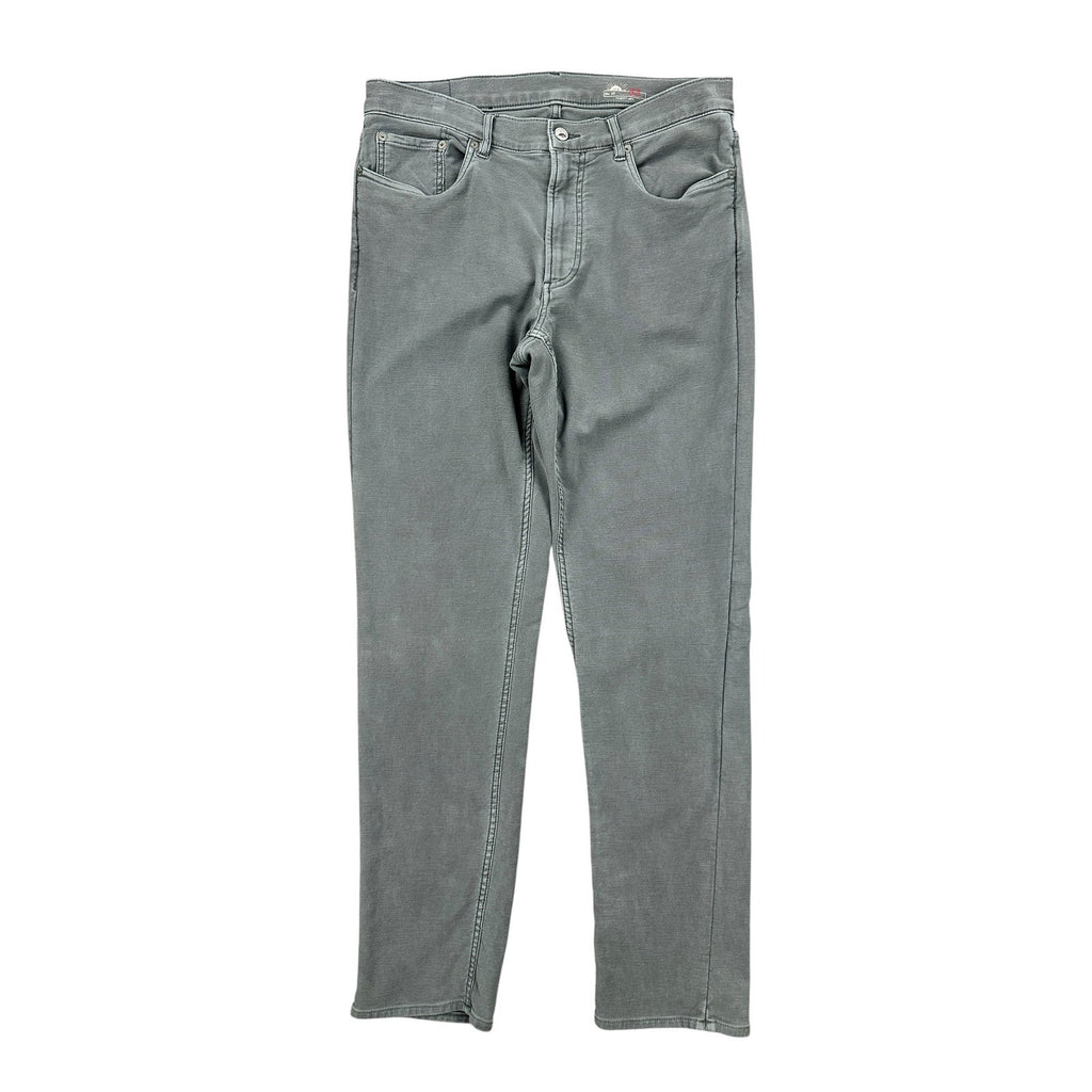 Faherty Stretch Terry Five Pocket Pants in Slate — Size 33 // Preowned