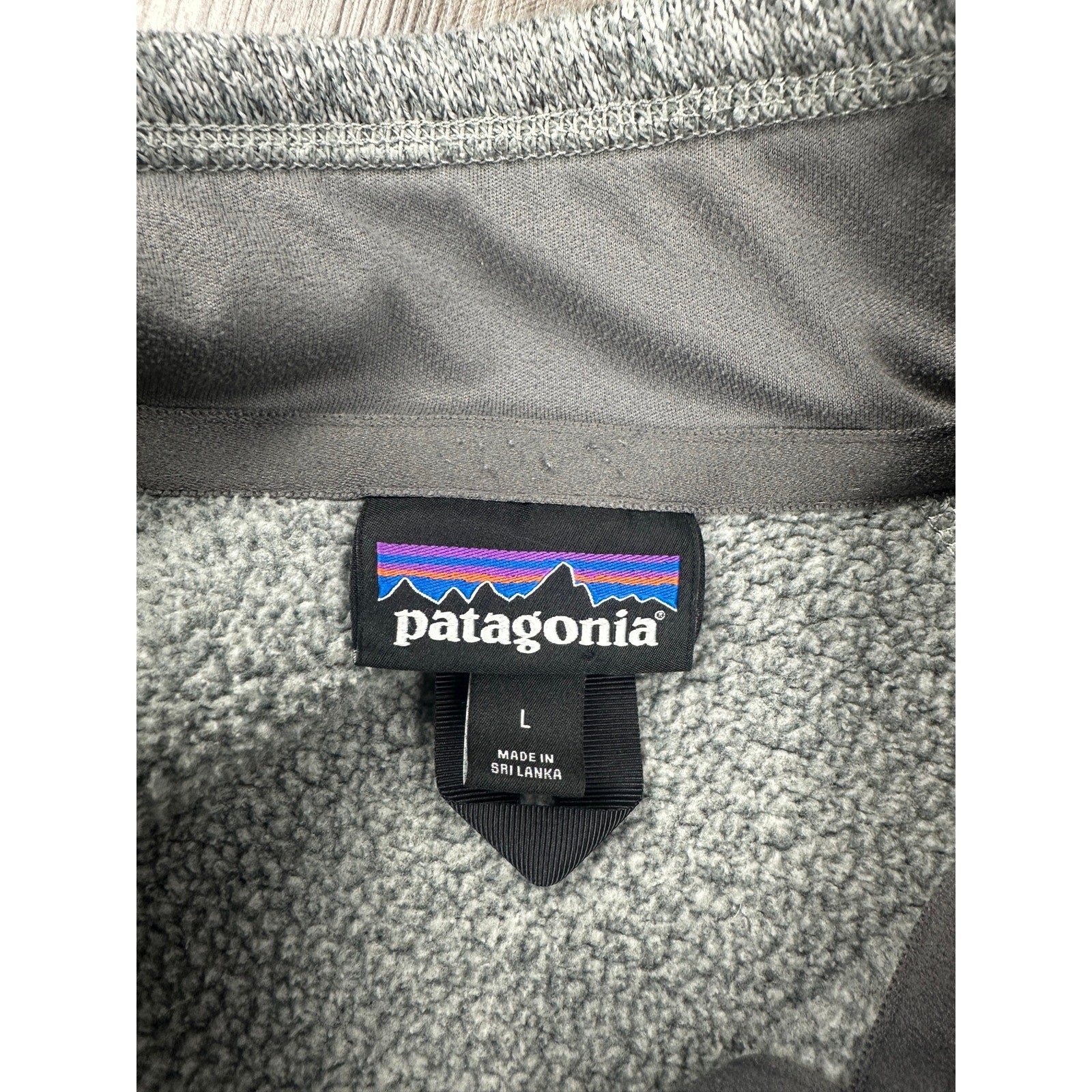 Patagonia Better Sweater Full Zip Fleece Jacket in Heather Gray — Size Large // Preowned