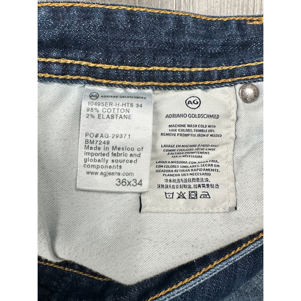 AG The Protégé Straight Leg Jeans Blue — Size 36x34
