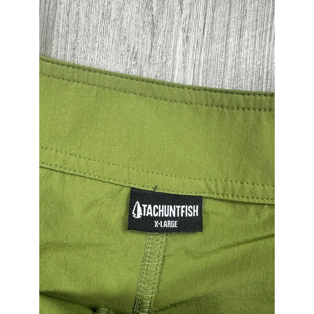 TACHUNTFISH UDT 5" Performance Shorts in Olive Fresco — Size XL // Preowned