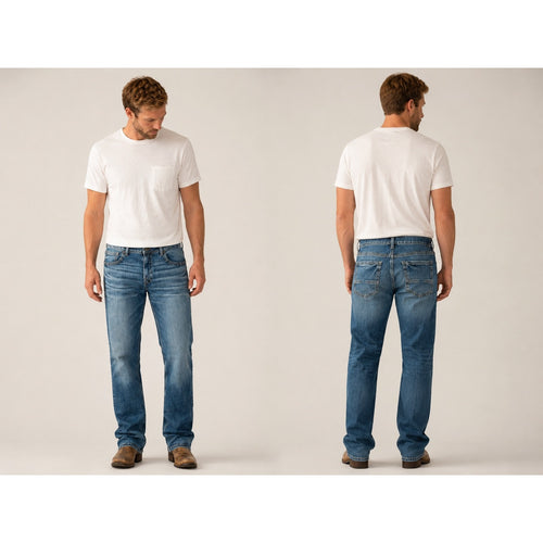 BKE Seth Straight Stretch Jean in Blue — Size 40x32
