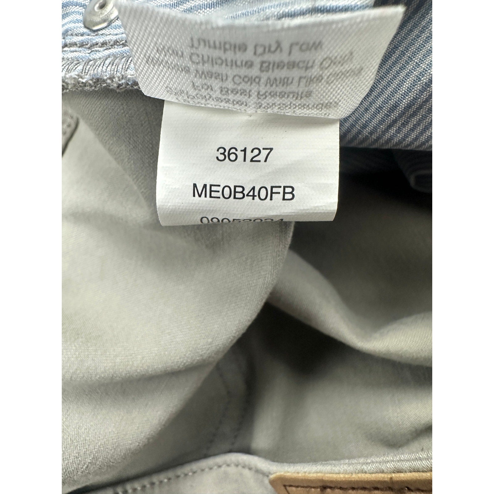 Peter Millar Signature Sateen Classic Fit 5 Pocket Pants in Gray — Size 44x30 // Preowned