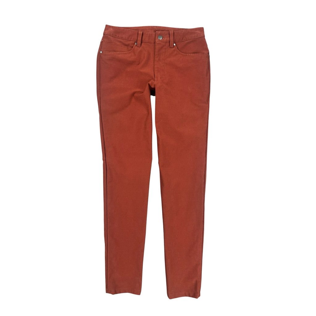 Lululemon ABC Slim Fit 5 Pocket Pant Utilitech in Rust — Size 28 // Preowned