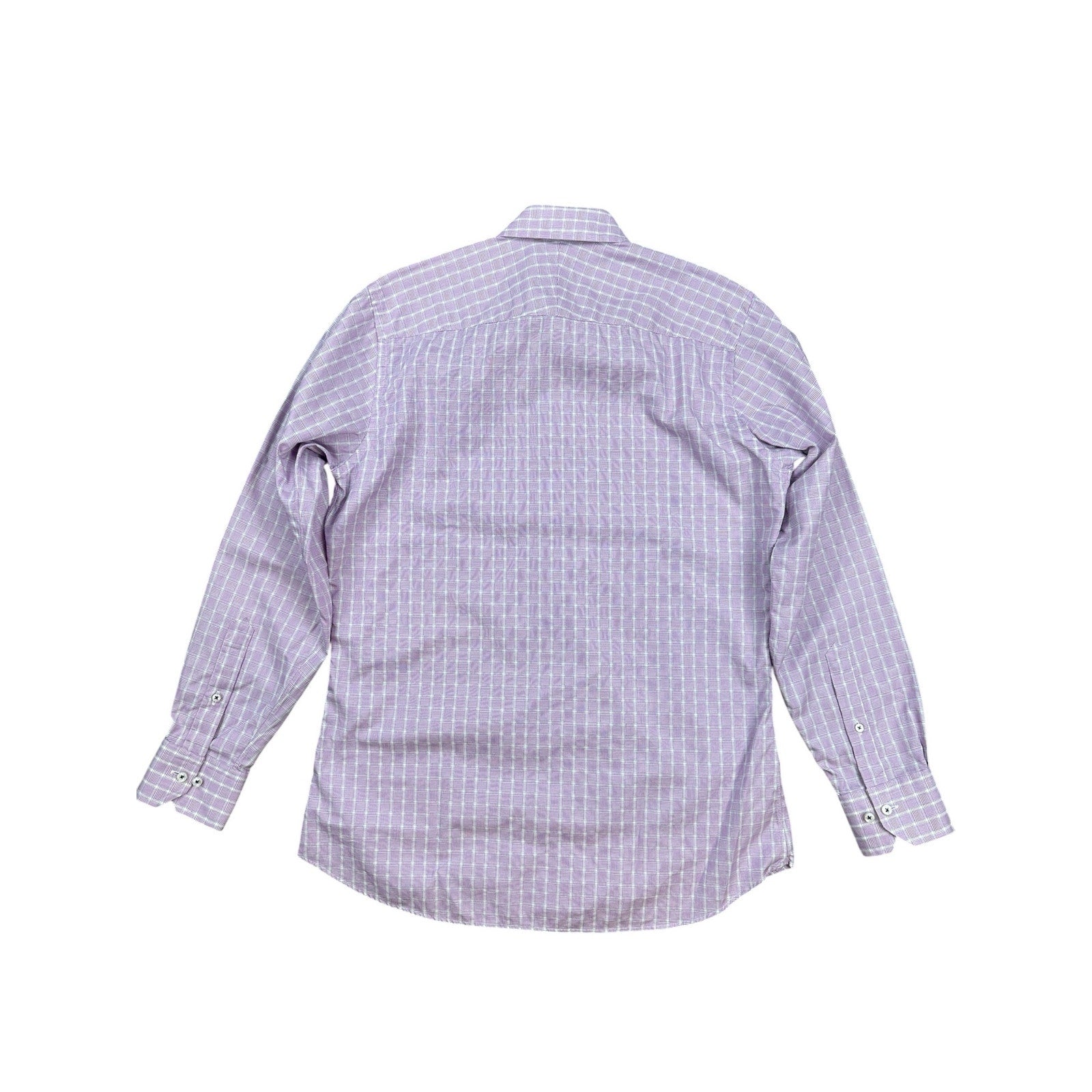 Robert Talbott Estate Trim Fit Plaid Long Sleeve Button Down - 15.5