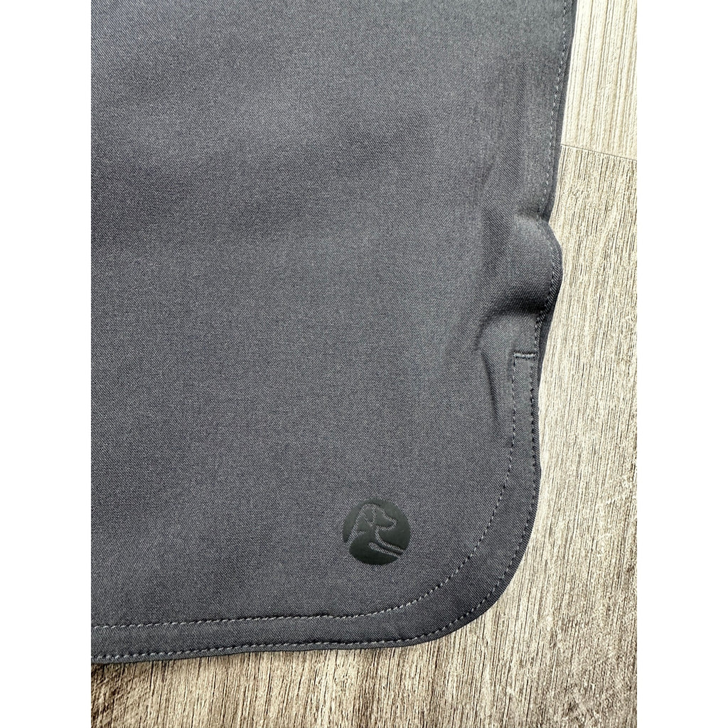 Rhoback The Deadlifts Lined Grit Gym Shorts in Graphite Grey — Size 2XL