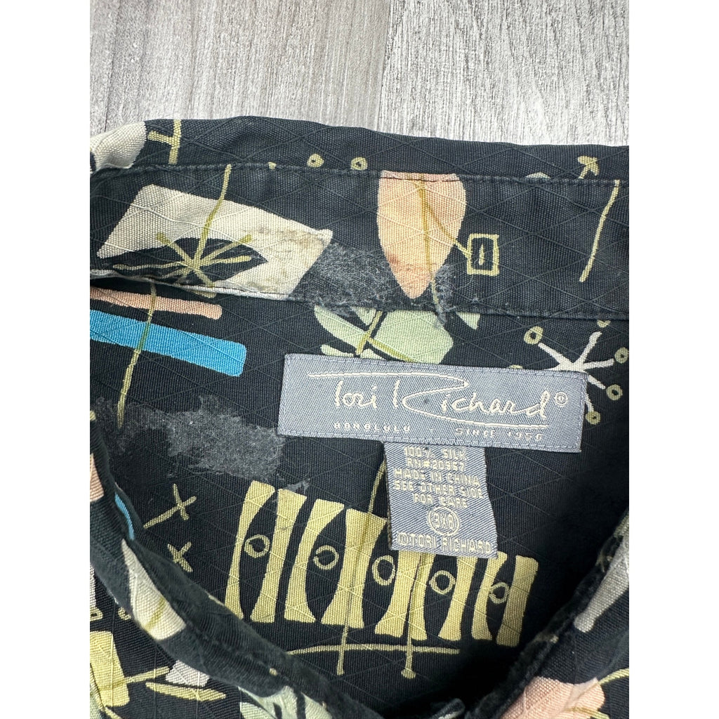 Tori Richard Cocktail Barfly Silk Short Sleeve Shirt — Size 3XB // Preowned