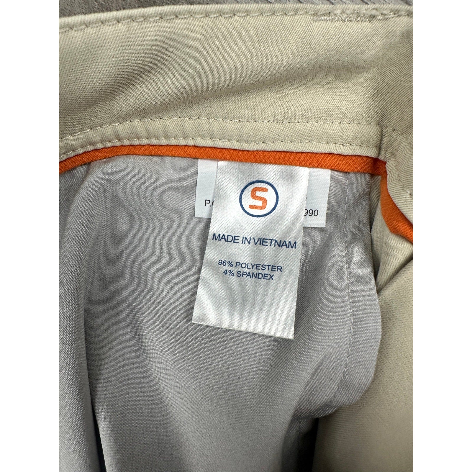Stitch Golf Heston Five Pocket Golf Pants in Cream — Size 40x32 // Preowned