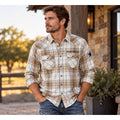 Fanatics NFL x Darius Rucker Dallas Cowboys Flannel Plaid Long Sleeve Button Down Shirt — Size Small