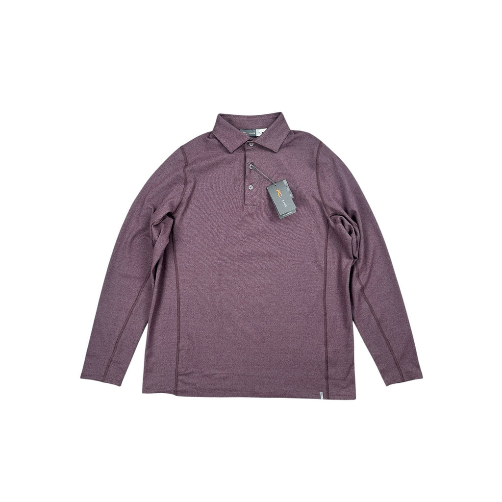 KJUS Scot Long Sleeve Golf Polo — Size 50 (Medium)