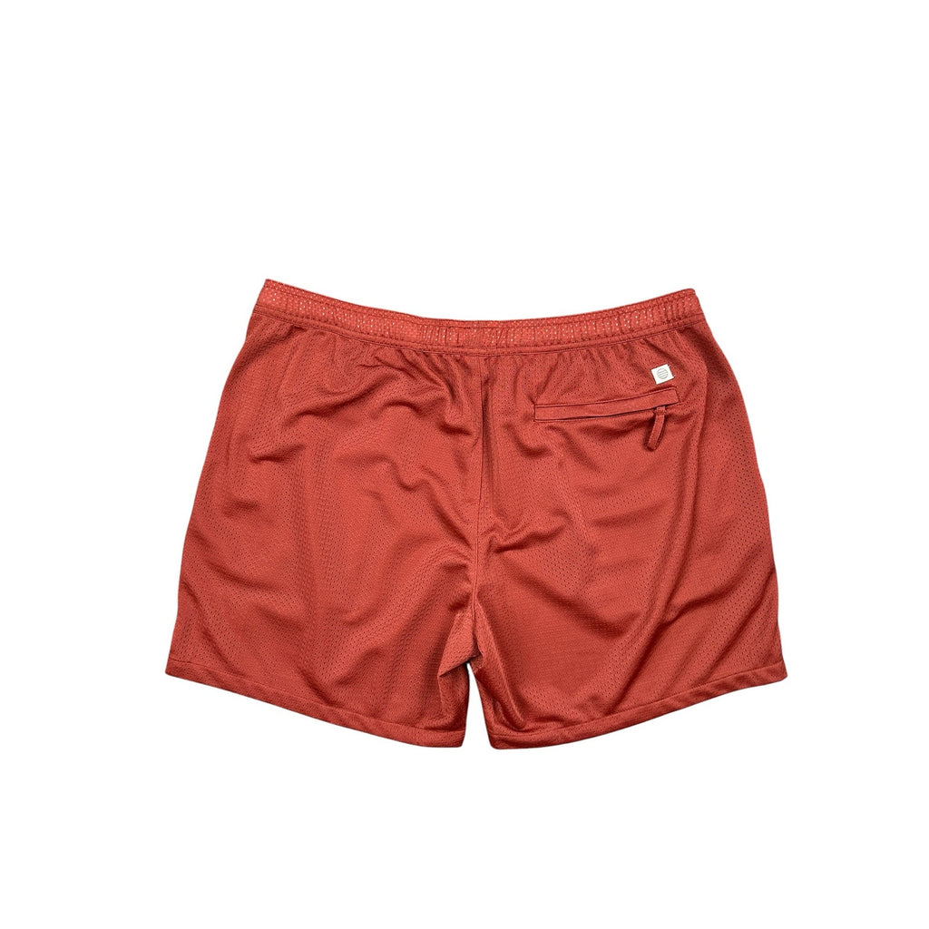 Marine Layer 6" Mesh Shorts in Baked Clay — Size 2XL
