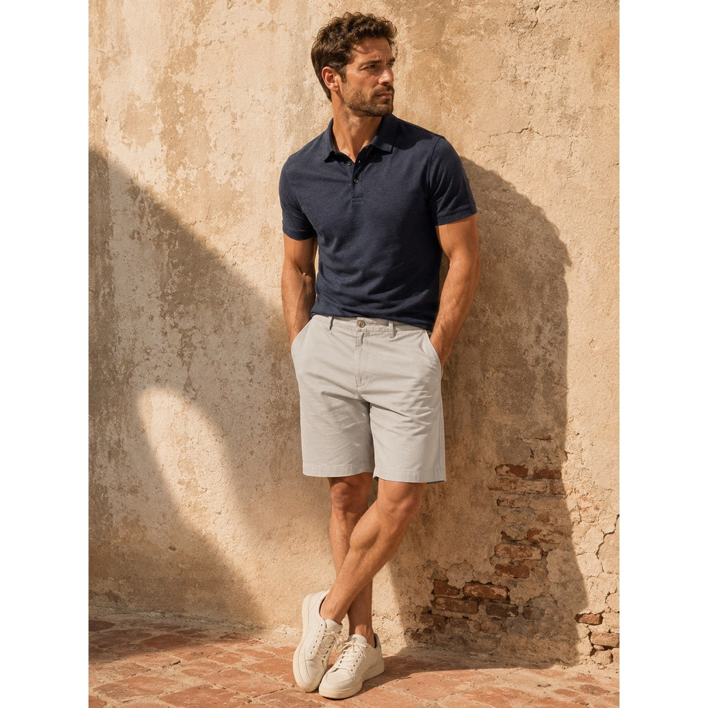Southern Tide 9" Channel Marker Chino Short in Seagull Gray — Size 36