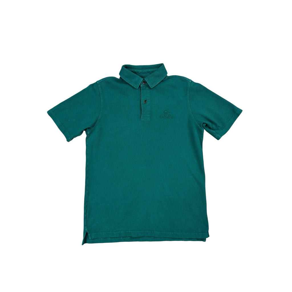 Filson x Ducks Unlimited Salt Marsh Mesh Knit Polo in Salt Marsh Green — Size Small // Preowned