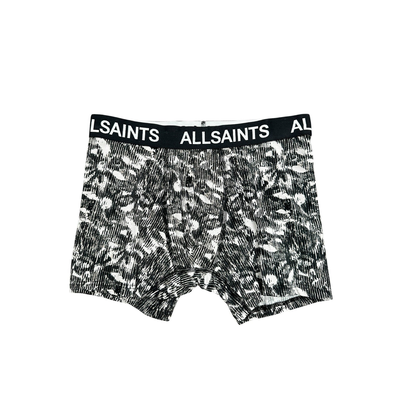 All Saints Underground Organic Cotton 4-Way Stretch 5-Inch Boxer Brief 3-Pack in Grey Multi — Size Small