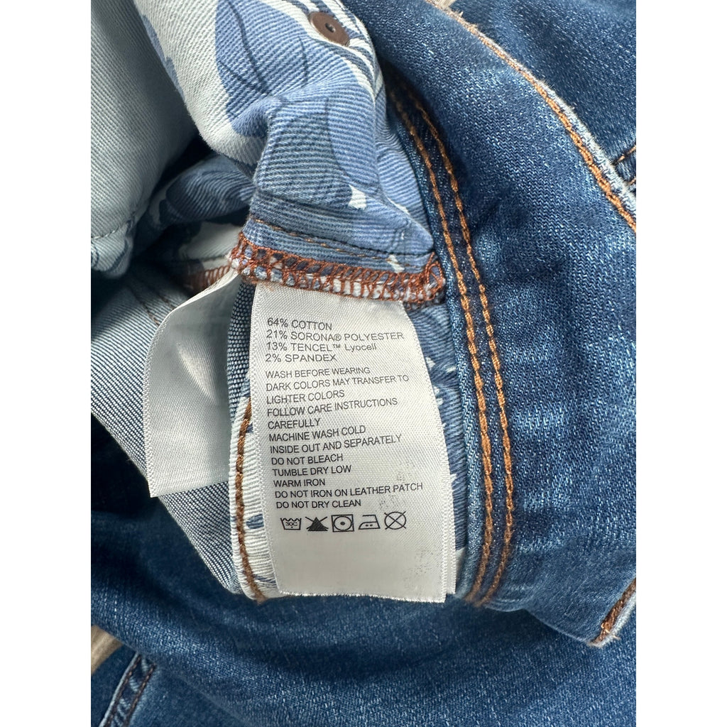 Tommy Bahama Boracay Classic Straight Leg Jean in Medium Indigo Wash — Size 42x30