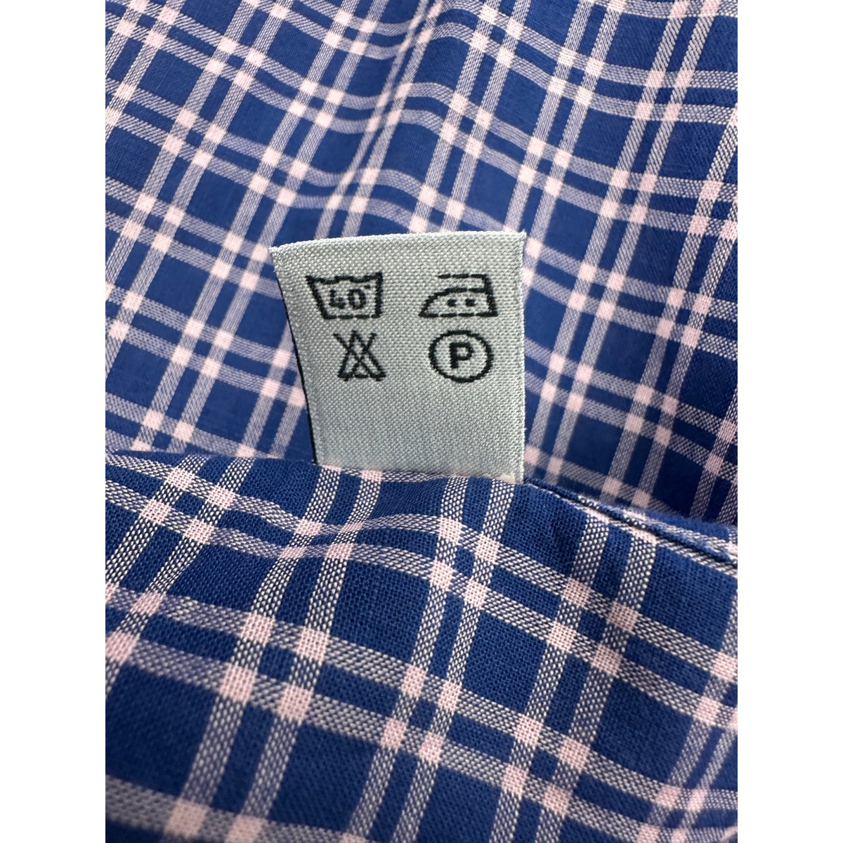 Culturata Made in Italy Tailored Fit Plaid Long Sleeve Button Down Shirt — Size XL (44/17.5) // Preowned
