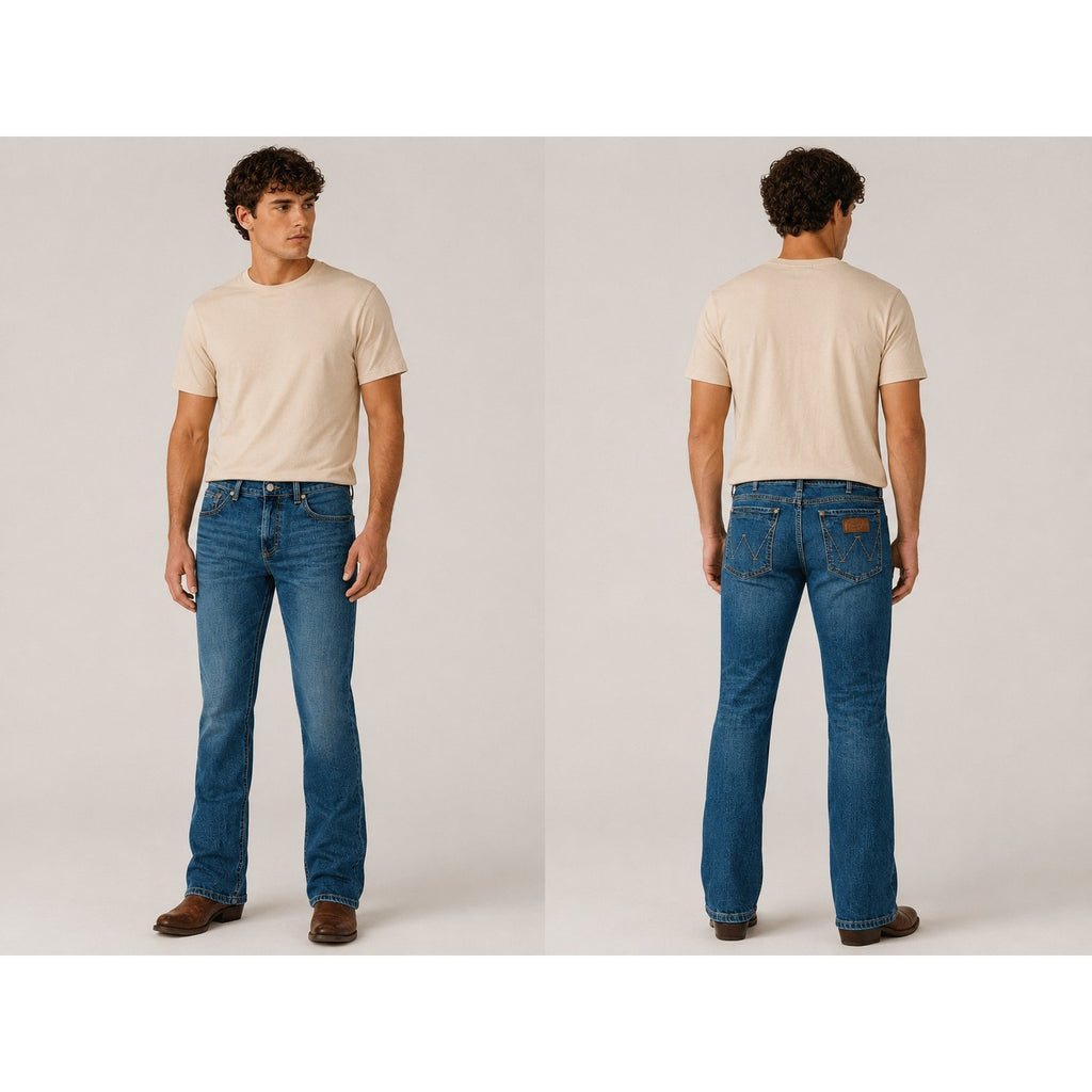 Wrangler Retro Slim Boot Cut Jean in Blue — Size 36x30 // Preowned