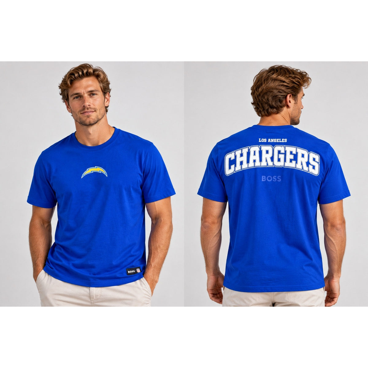 BOSS x NFL Los Angeles Chargers Brady Tee — Size XL