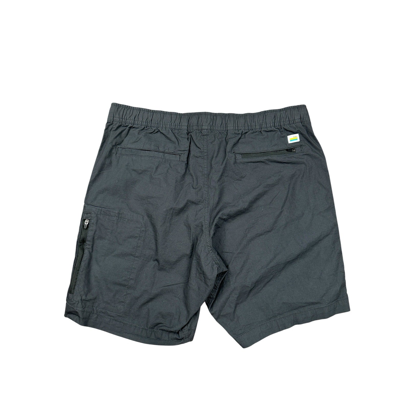 Vuori Charcoal Ripstop Cotton Shorts - Large