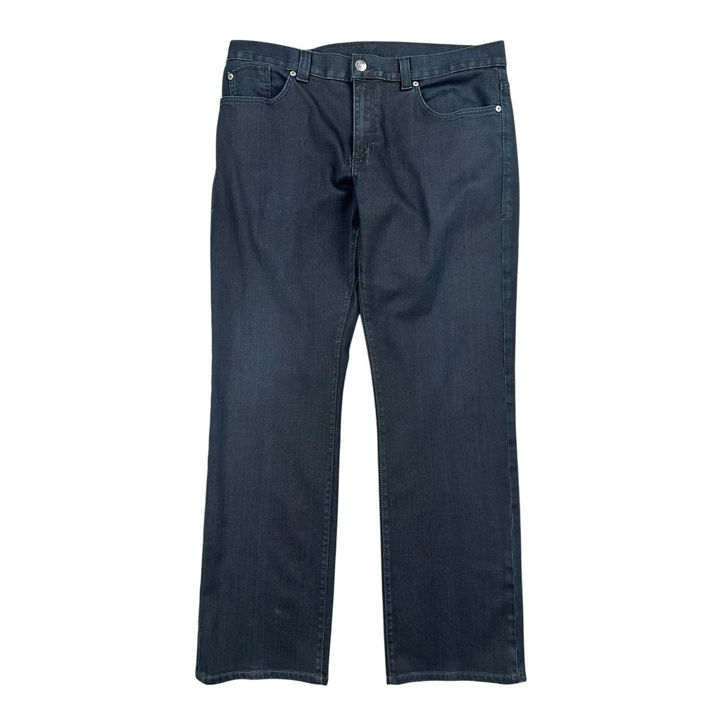Fidelity Straight Leg Generation Noir Jean in Generation Noir Black — Size 36 // Preowned