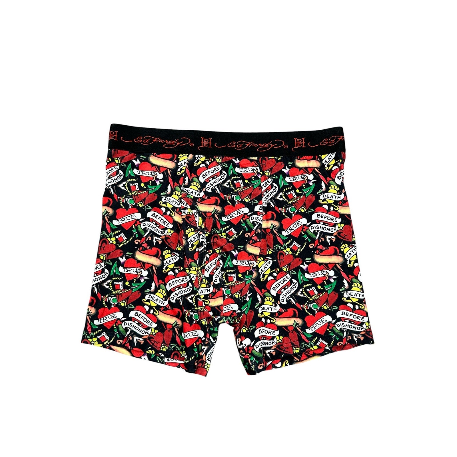 Ed Hardy Micro Modal Microfiber Boxer Briefs 3-Pack in Multi — Size Medium