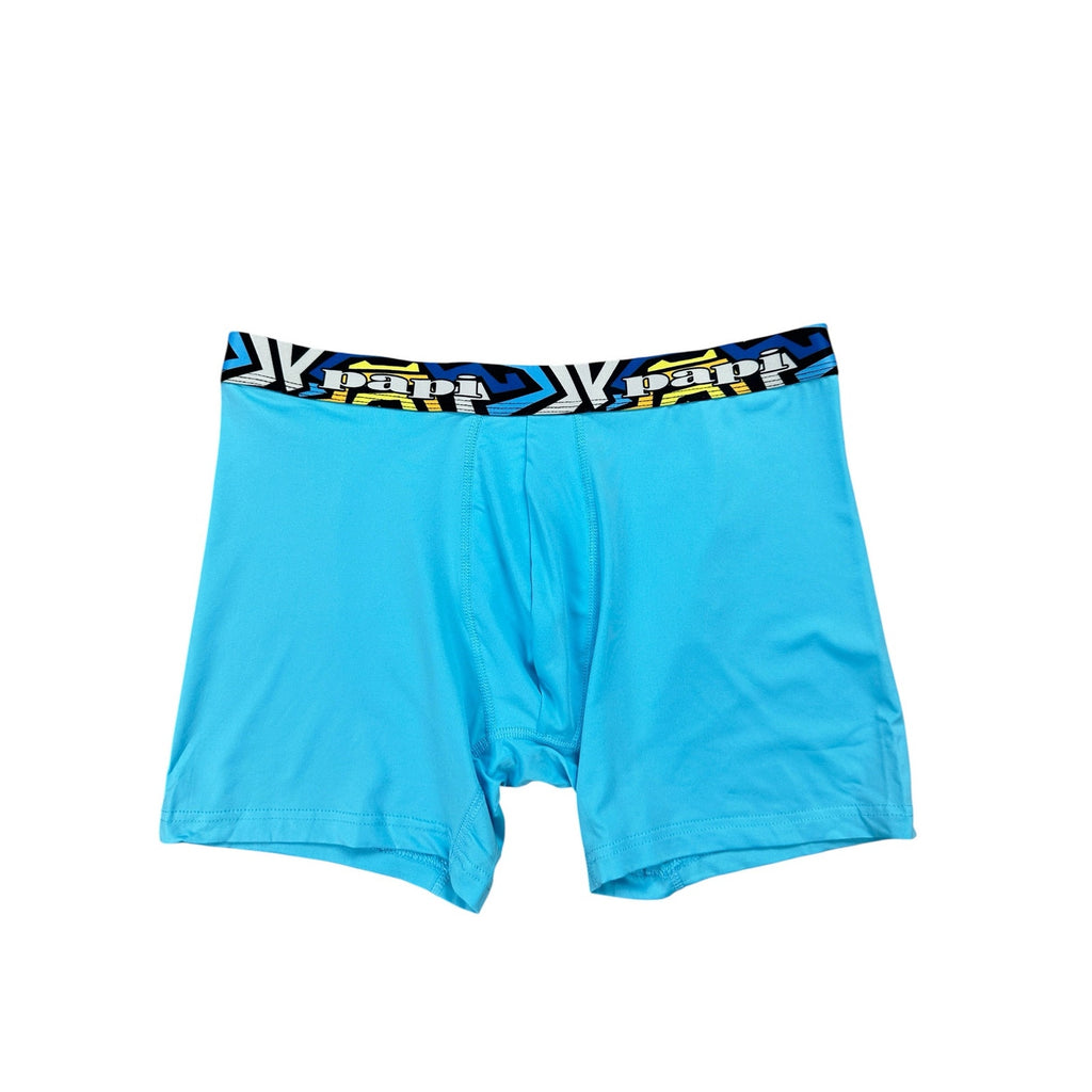 Papi Microfiber Boxer Briefs 4-Pack in Black — Size Medium